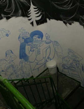EKIDNA CLUB, ITALY – MURAL