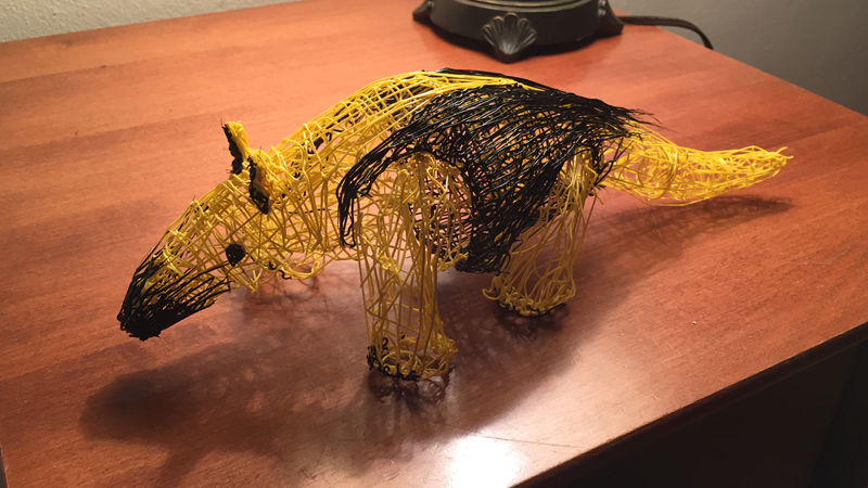 TAMANDUA – 3D PEN DRAWING